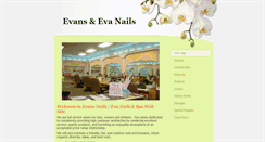 Desktop Screenshot of evansville-nails-spa.com